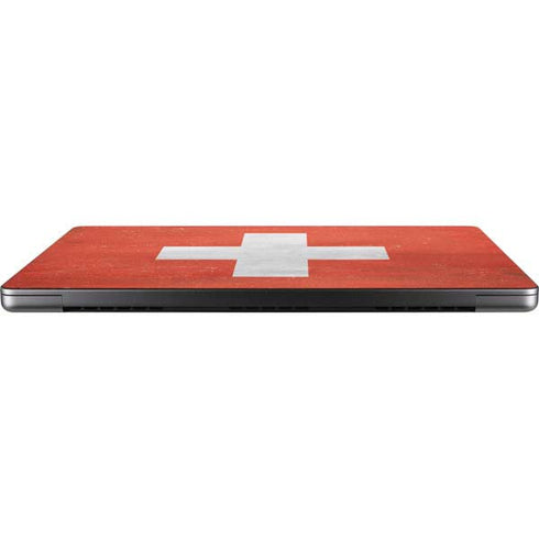 Switzerland Flag Distressed Apple MacBook Pro 14-inch Skin